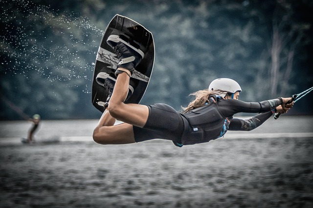 skiing