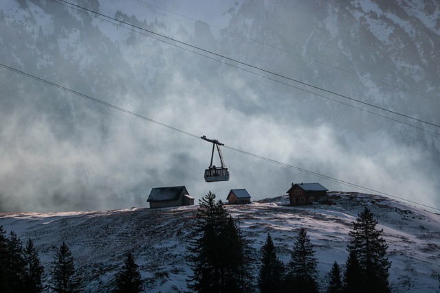skiing