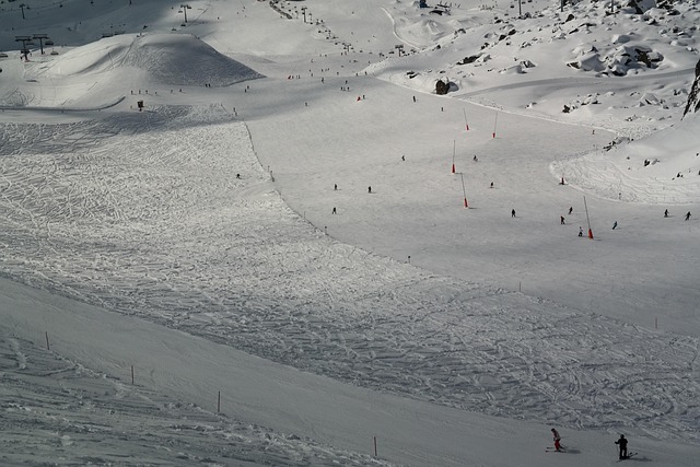 skiing