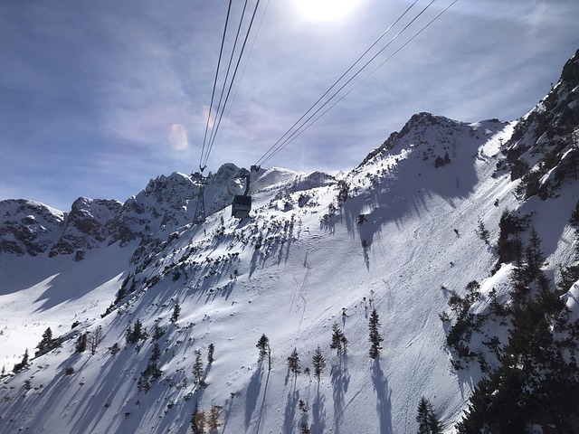 skiing