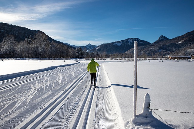 skiing